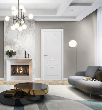 Дверь ДГ Аккорд эмаль белая 700х2000мм